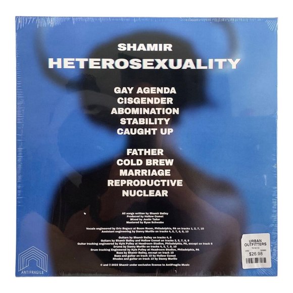 Shamir: Heterosexuality (Vinyl LP 2022)‎ Exclusive Ltd Pantone Rose Pink Sealed - Picture 3 of 3